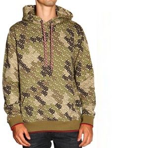 Burberry Monogram Print Cotton Hoodie